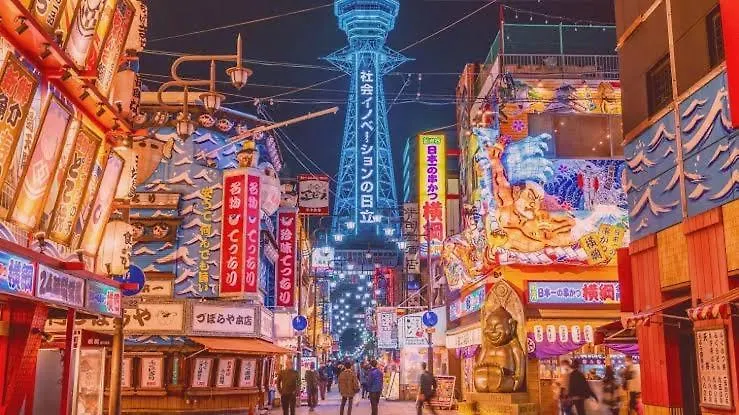 Vila 心斋桥7分钟难波1站路meenohome幸せ独享整幢房屋机场直达亲子民宿 Ósaka